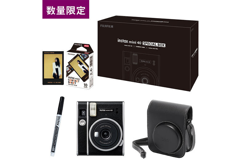 もっとクラシックにチェキが楽しめる！「instax mini 40 SPECIAL BOX