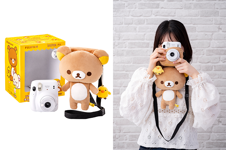 リラックマモデルの専用カメラケース付き！「instax mini 11 