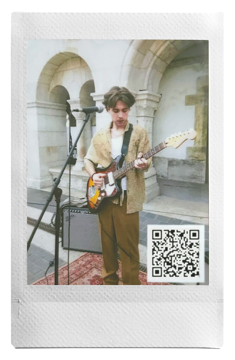 QRコードを載せたチェキプリント