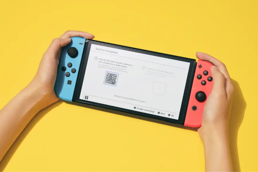 Nintendo Switchの画面の写真