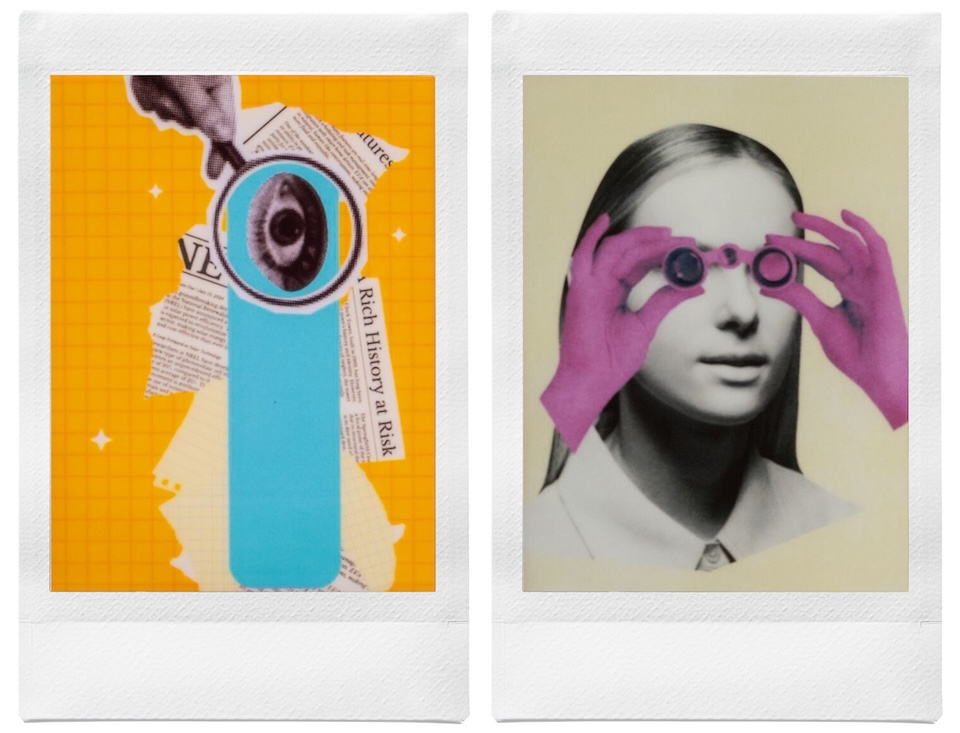 アート作品のチェキプリント