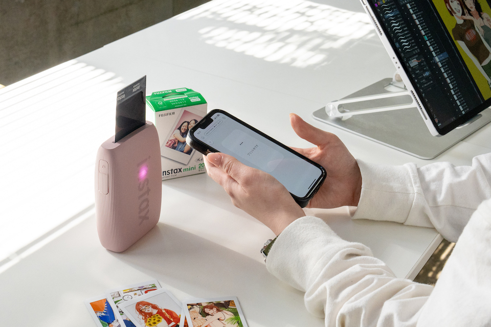 miniLink3でプリントしている写真