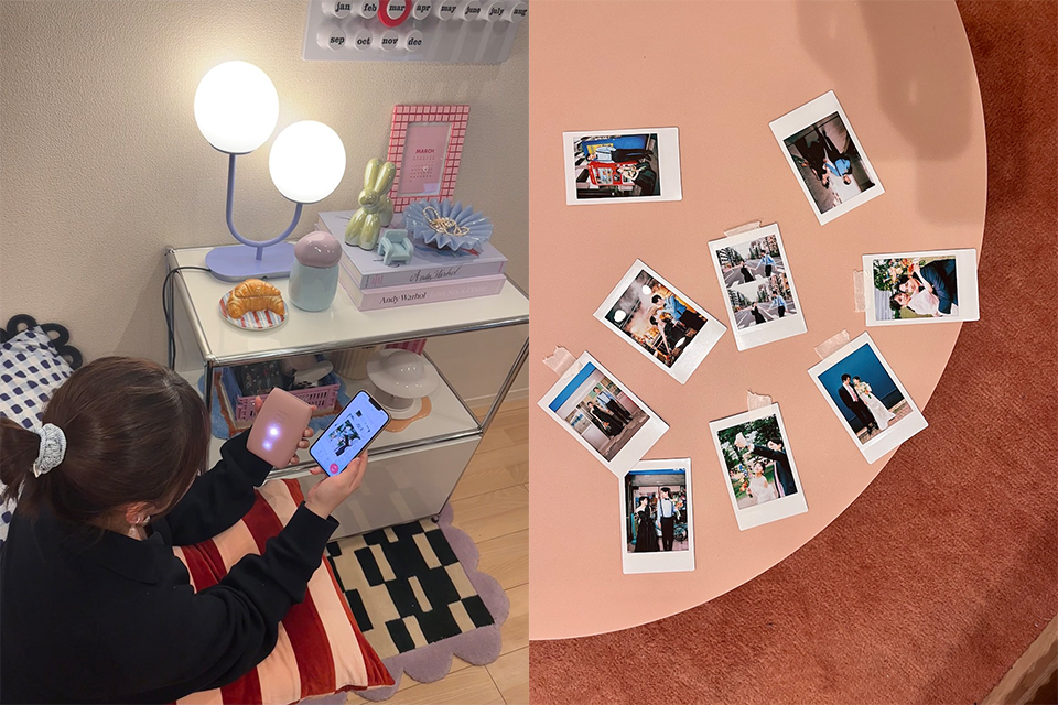 チェキプリント™でお部屋に“自分らしさ”を。instax mini Link 3