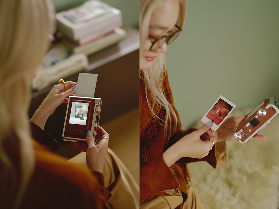 柳瀬さんがmini Evoでプリントしている写真