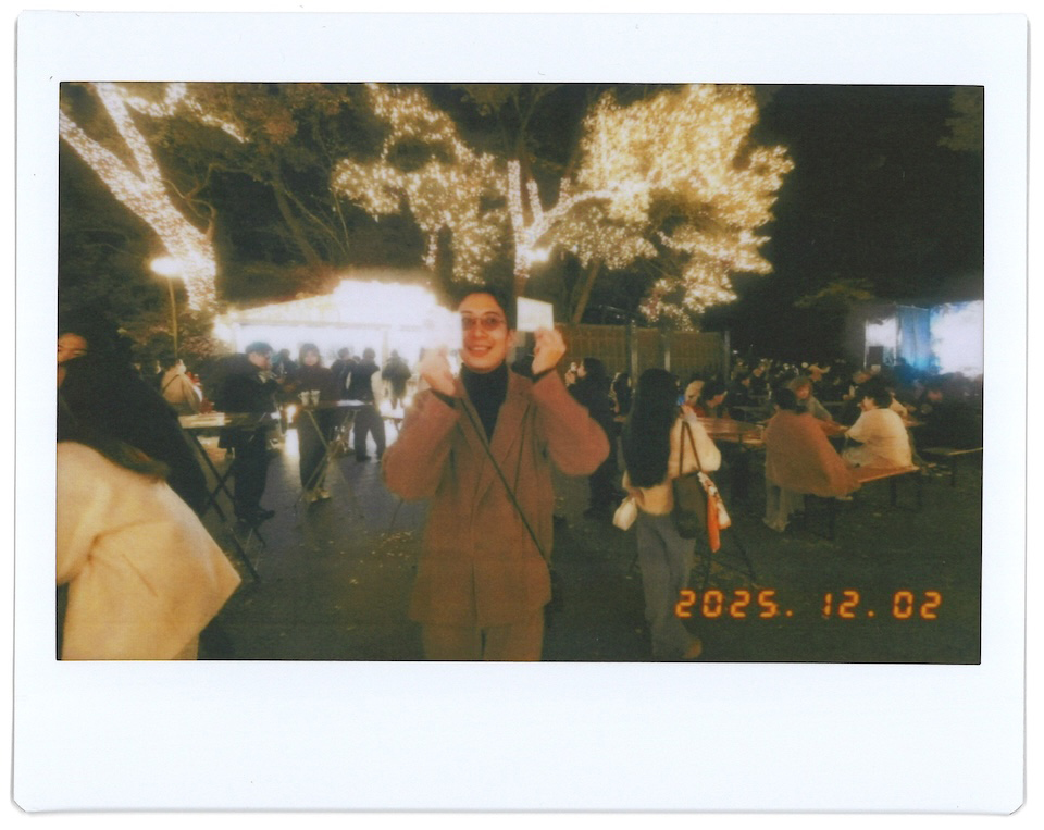 慎太郎さんを撮影したチェキプリント