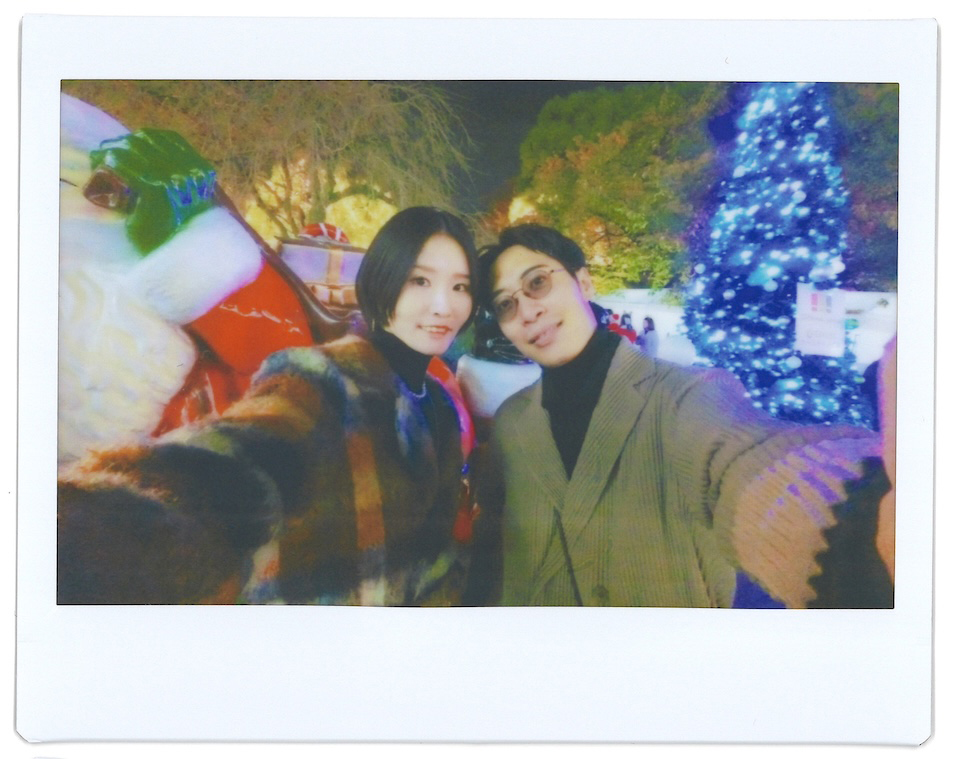 慎太郎さんと円馨さんのツーショットのチェキプリント