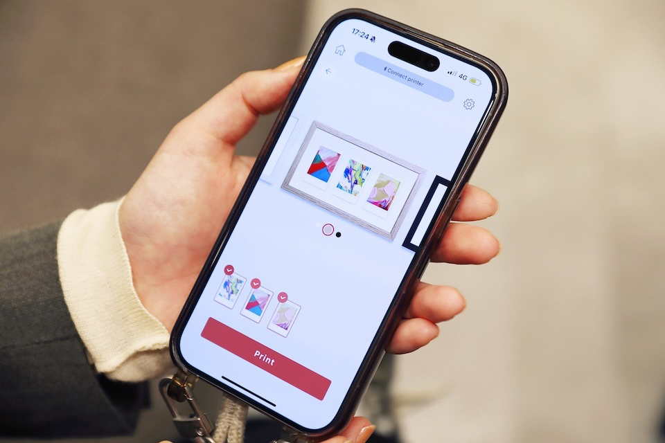 マルチプリント機能の画面
