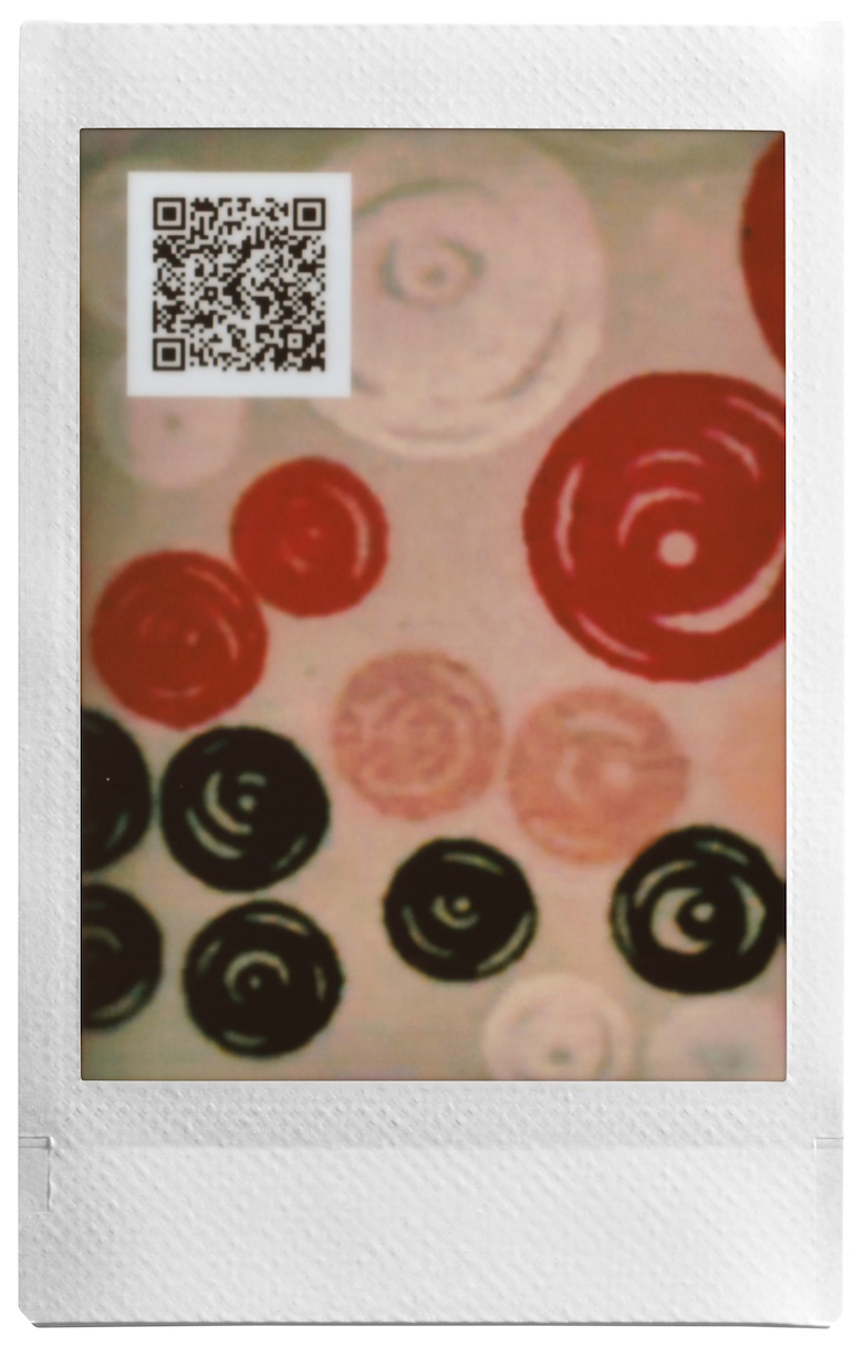 QRコード付きのチェキプリント