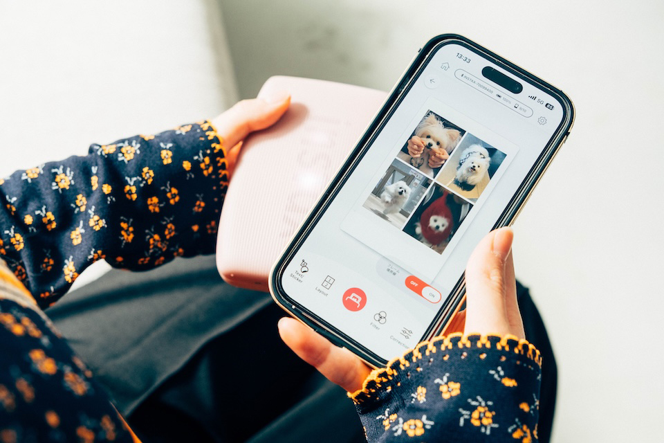 専用アプリの画面