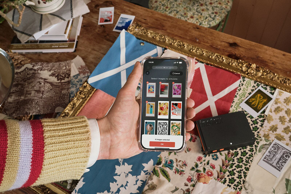 専用アプリの画面